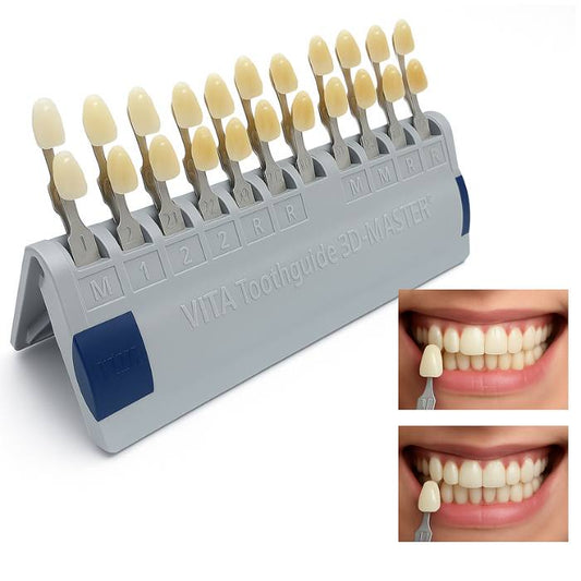 Guía Dental 16 o 29 Tonos para Blanqueamiento y Comparación