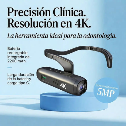 Cámara de grabación para procedimientos médicos, odontológicos y estéticos – 4K a 30 FPS