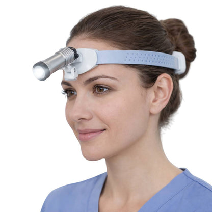 Lámpara Frontal Recargable A100 de 40.000 Lúmenes con Ajuste de Intensidad