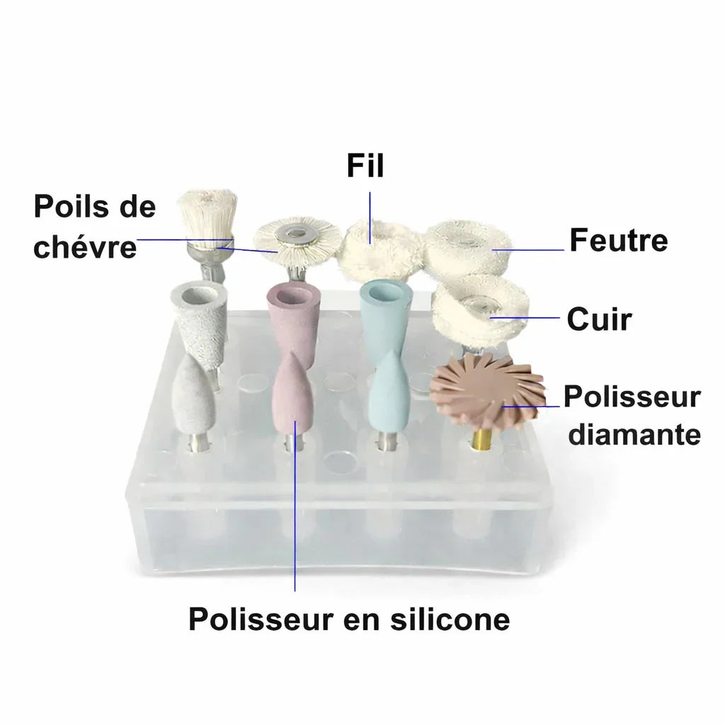 [locale:fr] 12 piezas para pulido dental