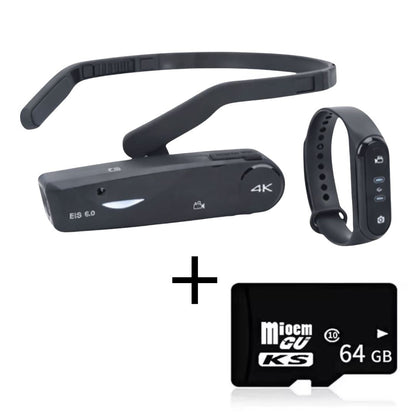 Cámara de Video Portátil 4K con Control Remoto para Grabación en Primera Persona para Procedimientos Estéticos y Médicos