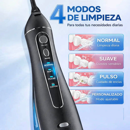 Irrigador Oral Pro: Limpieza Profunda de Nivel Clínico en la Palma de su Mano