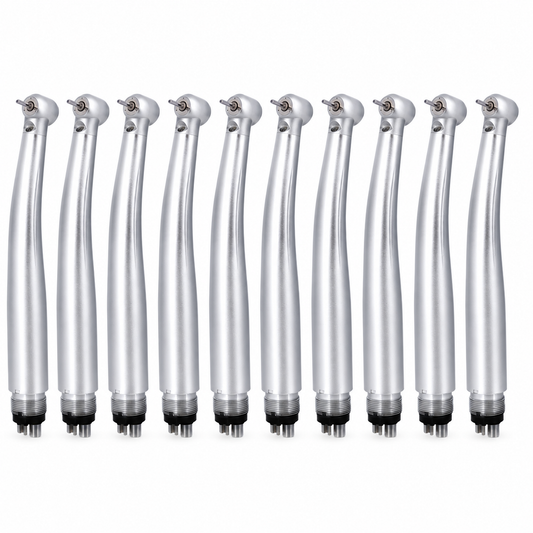 Turbine dentaire LED haute vitesse - Kit de 10 pièces (2 ou 4 trous)